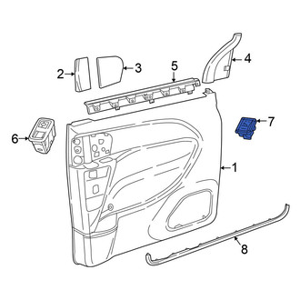 Chrysler OE - Right Seat Heater Switch