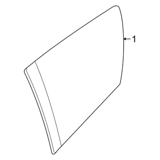 Chrysler OE - Side Panel - Glass