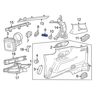 Chrysler OE - Front 12 Volt Accessory Power Outlet