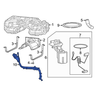 Chrysler OE - Fuel Filler Hose
