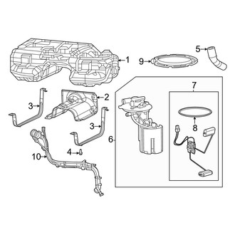 Chrysler OE - Fuel System Components (AWD)