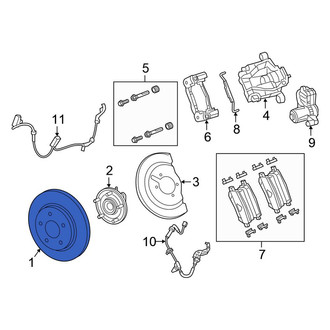 Chrysler OE - Front Disc Brake Rotor