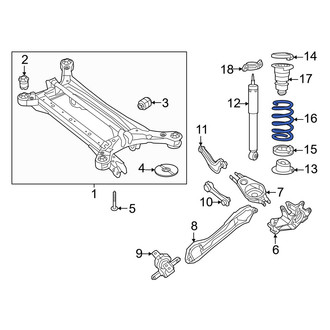 Chrysler OE - Rear Coil Spring