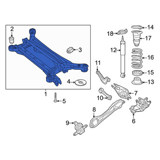 Chrysler OE - Rear Suspension Subframe Crossmember
