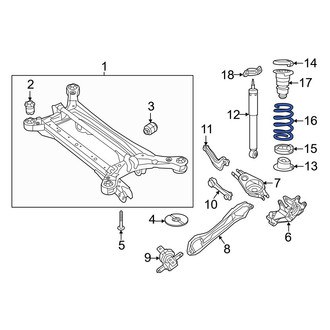 Chrysler OE - Rear Coil Spring