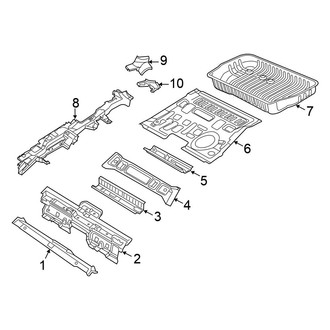 Chrysler OE - Rear Body - Floor & Rails