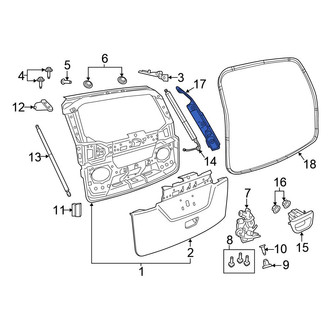 Chrysler OE - Rear Right Liftgate Object Sensor