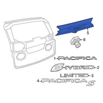 Chrysler OE - Rear Liftgate Finish Panel