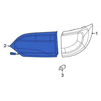 Chrysler OE - Rear Right Inner Tail Light Assembly
