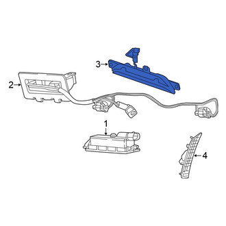 Chrysler OE - Rear Center High Mount Stop Light