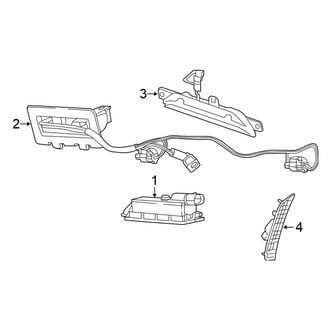 Chrysler OE - Rear Lamps - High Mounted Stop Lamp