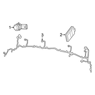 Chrysler OE - Rear Bumper - Electrical Components (W/O Trim Panel)