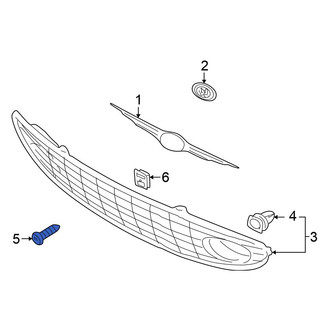 Chrysler OE - Grille Screw