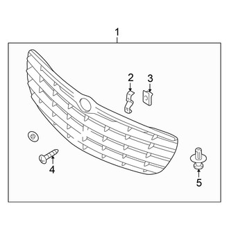 Chrysler OE - Grille & Components (LX / LXi Coupe)