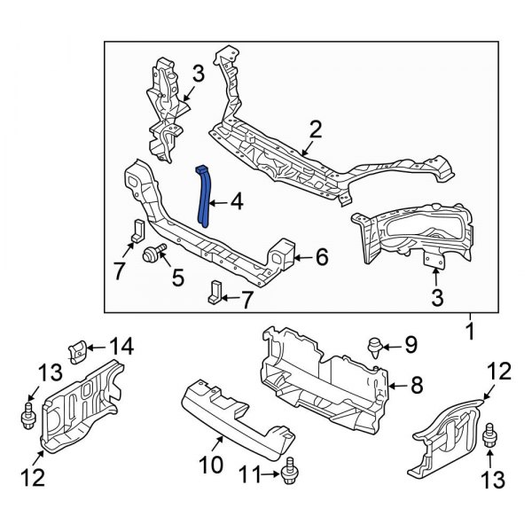 Radiator Support Panel