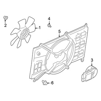 Chrysler OE - Cooling Fan (Coupe 2.4L)