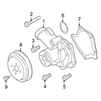 Chrysler OE - Cooling - Water Pump (Coupe)