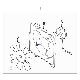Chrysler OE - A/C Condenser Fan Motor Bolt