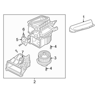 Chrysler OE - Air Conditioner & Heater - Blower Motor & Fan (Coupe)