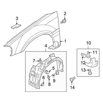 2004 Chrysler Sebring Replacement Fenders & Components – Carid.com