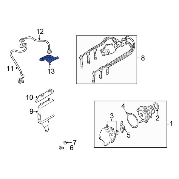 Ignition Knock (Detonation) Sensor Bracket