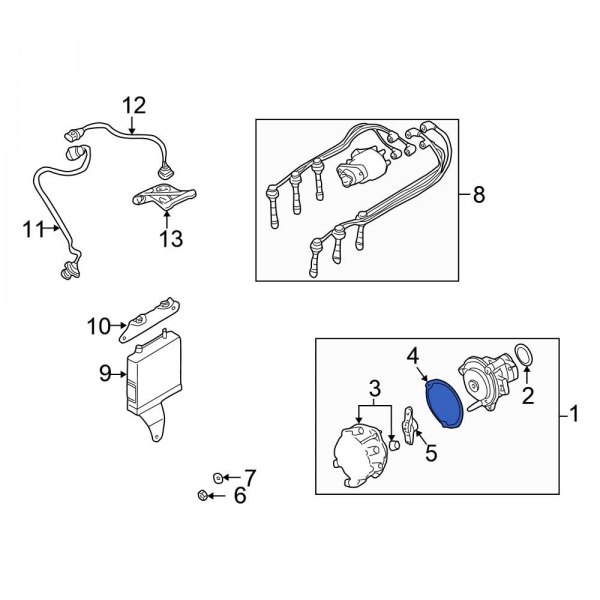 Distributor Cap Gasket