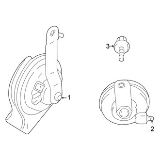 Chrysler OE - Electrical - Horn (Coupe)