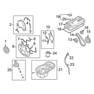 Chrysler OE - Engine / Transaxle - Engine Parts (Outer Components), (LX Coupe)