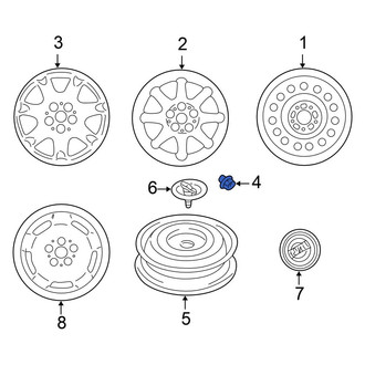 Chrysler OE - Wheel Lug Nut