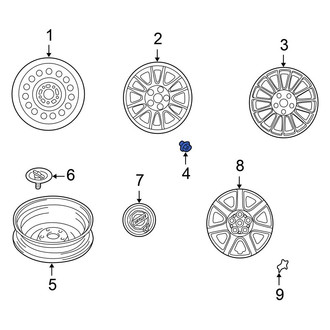 Chrysler OE - Wheel Lug Nut