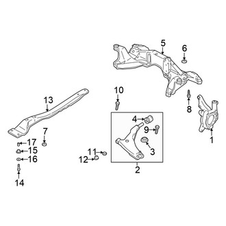 Chrysler OE - Front Suspension - Suspension Components (Coupe 3.0L)
