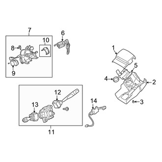 Chrysler OE - Steering Column - Shroud, Switches & Levers (Coupe)