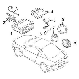 Chrysler OE - Instrument Panel - Sound System (Coupe)