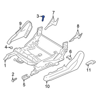 Chrysler OE - Left Seat Adjuster Bolt
