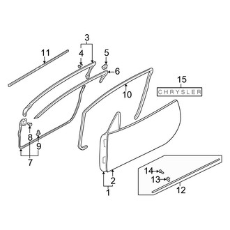 Chrysler OE - Door & Components (Coupe)