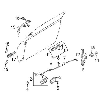 Chrysler OE - Door - Lock & Hardware (Coupe)