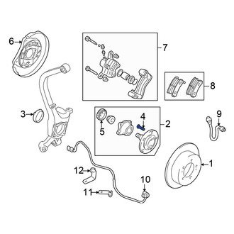 Chrysler OE - Rear Wheel Lug Stud