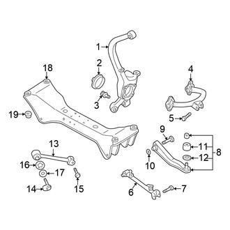 Chrysler OE - Rear Suspension - Suspension Components (Coupe)