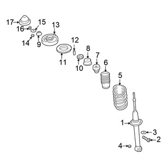 Chrysler OE - Rear Suspension - Struts & Components (Coupe)