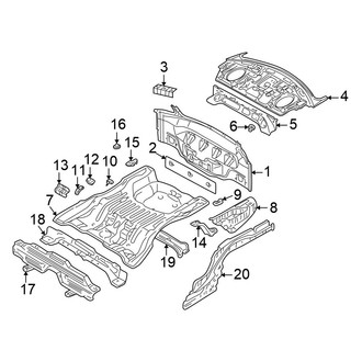 Chrysler OE - Rear Body & Floor - Rear Body (Coupe)