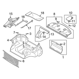 Chrysler OE - Rear Body & Floor - Interior Trim (Coupe)