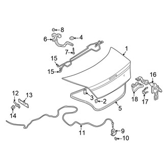 Chrysler OE - Trunk Lid - Lid & Components (Coupe)