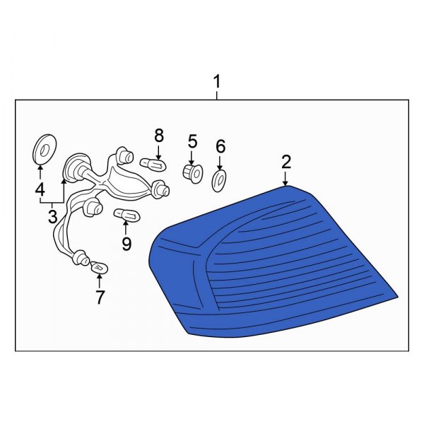 Tail Light Housing