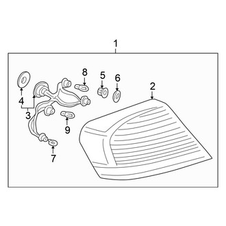 Chrysler OE - Rear Lamps - Tail Lamps (Coupe)