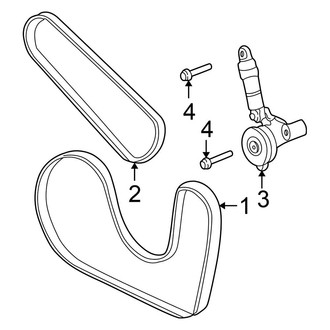 Chrysler OE - Cooling - Belts & Pulleys (LX Convertible X Engine VIN Character)