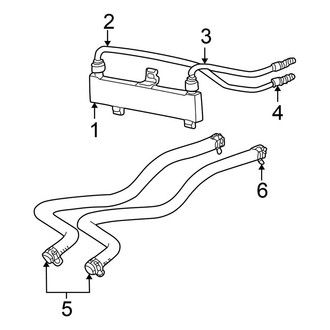 Chrysler OE - Cooling - Trans Oil Cooler (Convertible 2.7L)