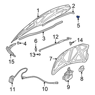 Chrysler OE - Front Hood Stop Buffer