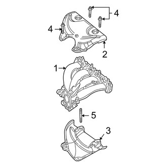 Chrysler OE - Exhaust System - Exhaust Manifold (Convertible 2.4L)