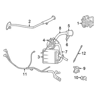Chrysler OE - Emission System - Emission Components (Convertible J / X Engine VIN Character)