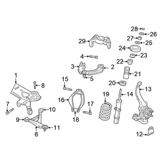 Chrysler OE - Front Suspension - Suspension Components (Convertible 2.4L / 2.7L)